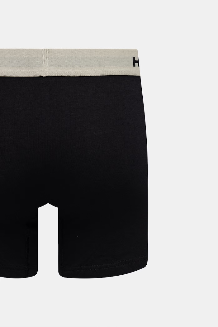 HUGO bokserki męskie bawełniane z elastanem BOXERBR TRIPLET PACK 3-pack 50532613 czarny