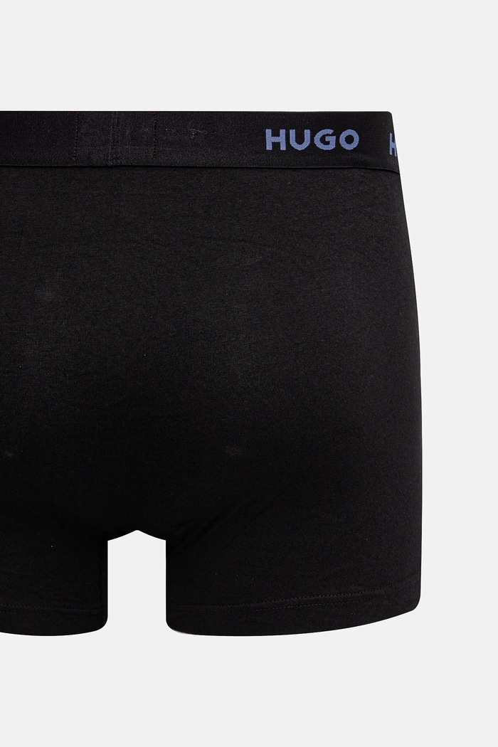HUGO bokserki męskie bawełniane z elastanem BOXERBR TRIPLET PACK 3-pack 50532613
