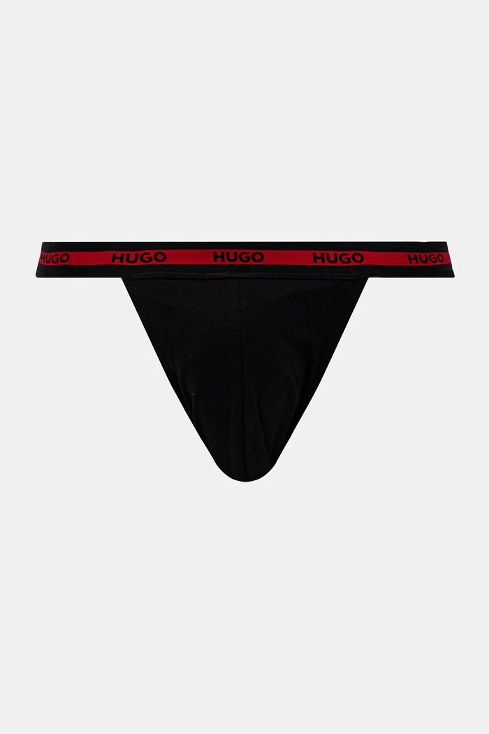 Odzież HUGO jockstrap 3-pack 50532616 czarny
