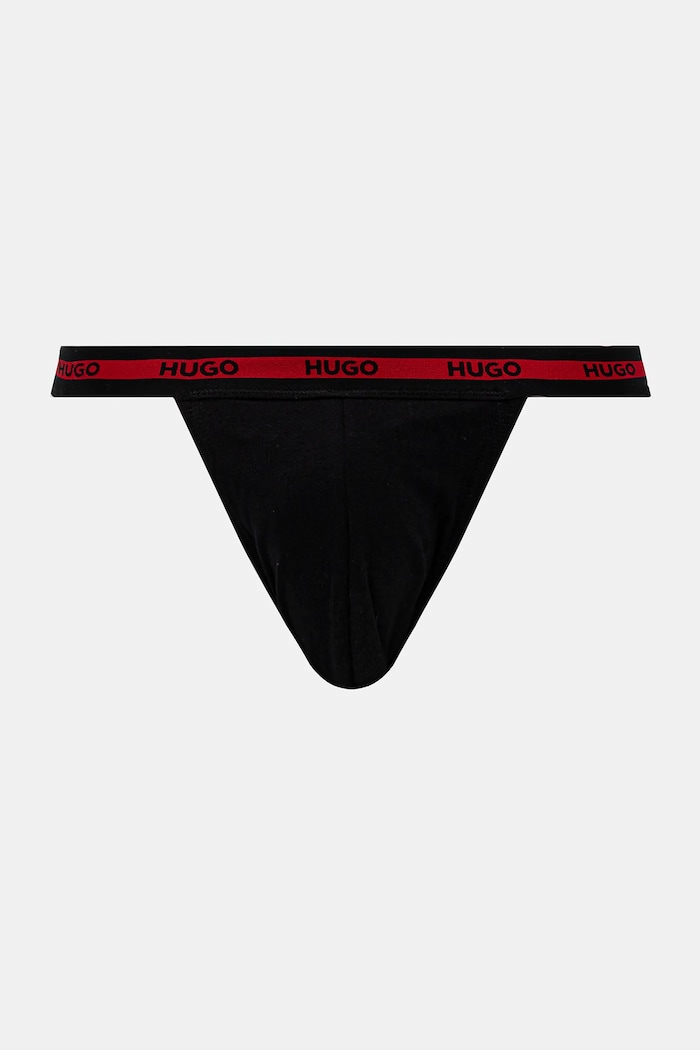 Odzież HUGO jockstrap 3-pack 50532616 czarny