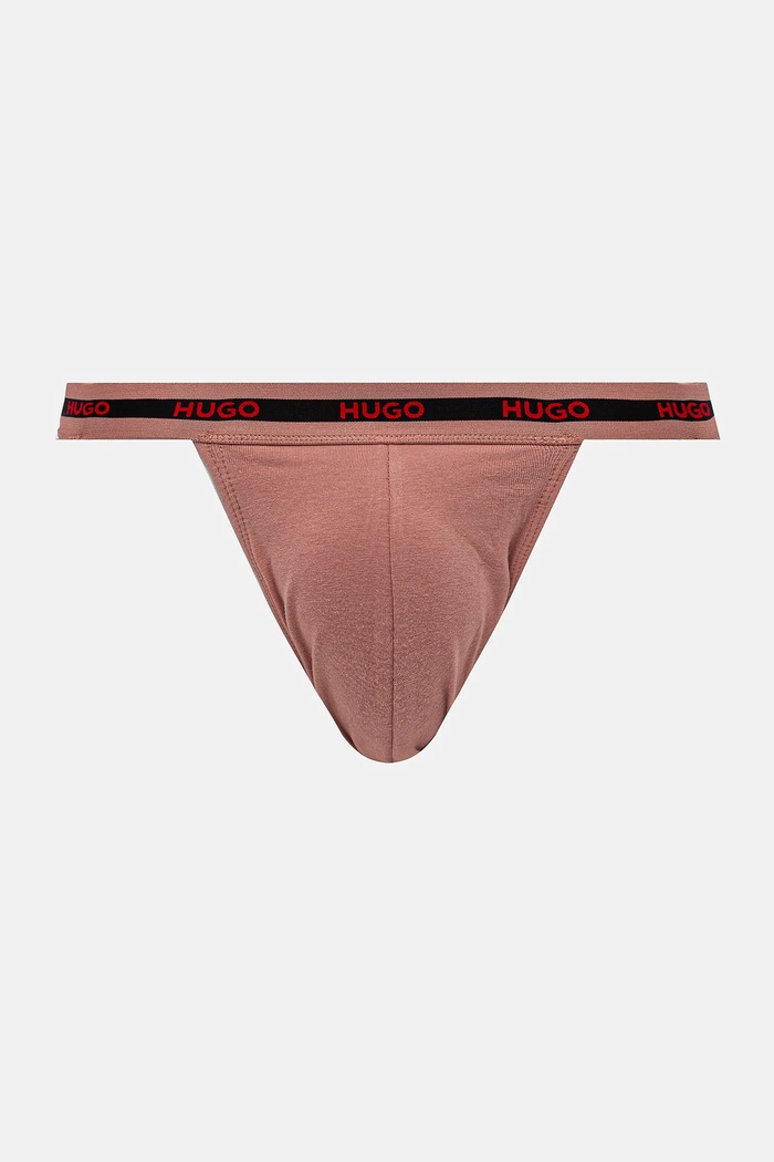 HUGO jockstrap 3-pack czarny 50532616