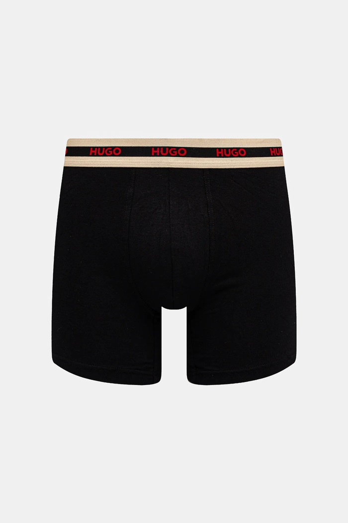 HUGO boxerky pánske bavlnené s elastanom BOXERBR TRIPL PLANET viacfarebná 50534694