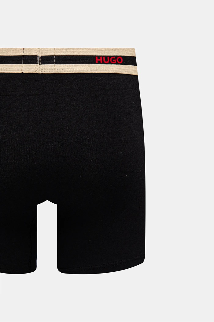HUGO boxerky pánske bavlnené s elastanom BOXERBR TRIPL PLANET 50534694