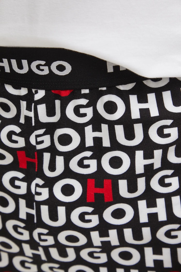 HUGO piżama 50534139 czarny