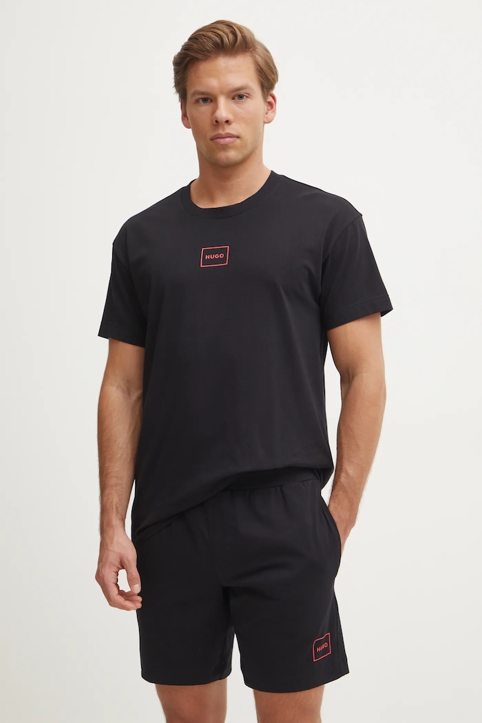 HUGO pijama uni negru 50534566