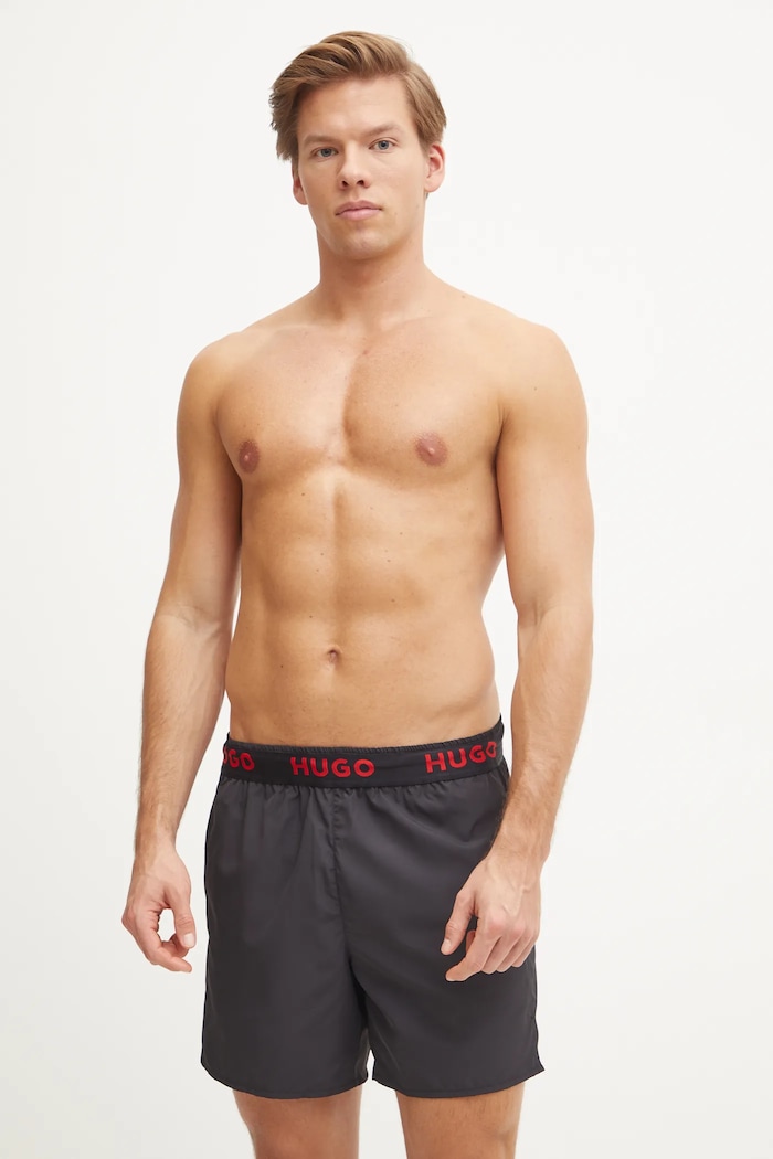 HUGO fürdőnadrág 50534495 fekete SS25