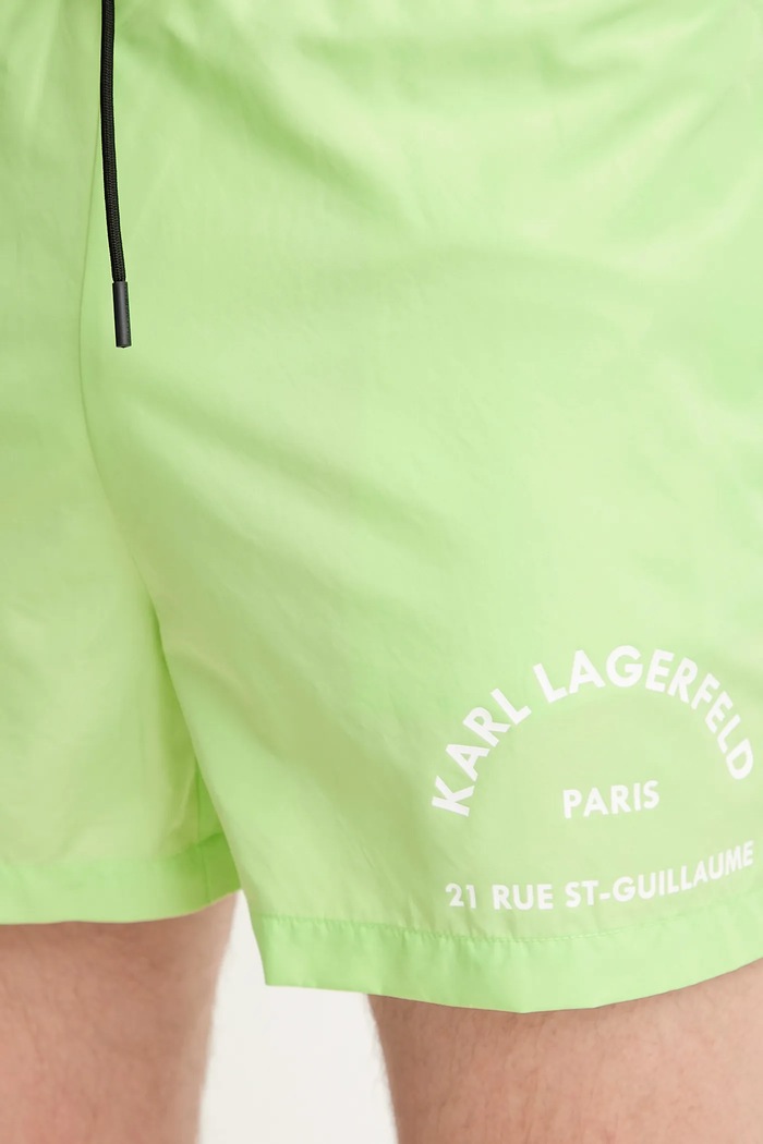 Plavkové šortky Karl Lagerfeld zelená A1M46054