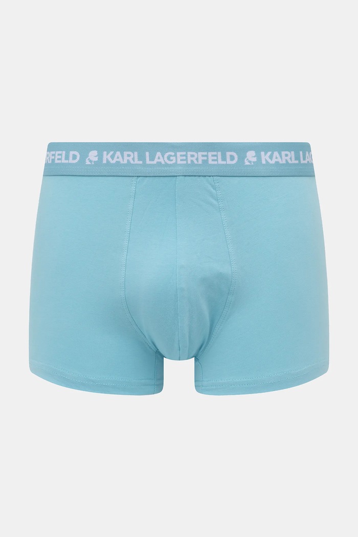 Oblečenie Karl Lagerfeld boxerky pánske bavlnené s elastanom 3-pak A1M47017 modrá