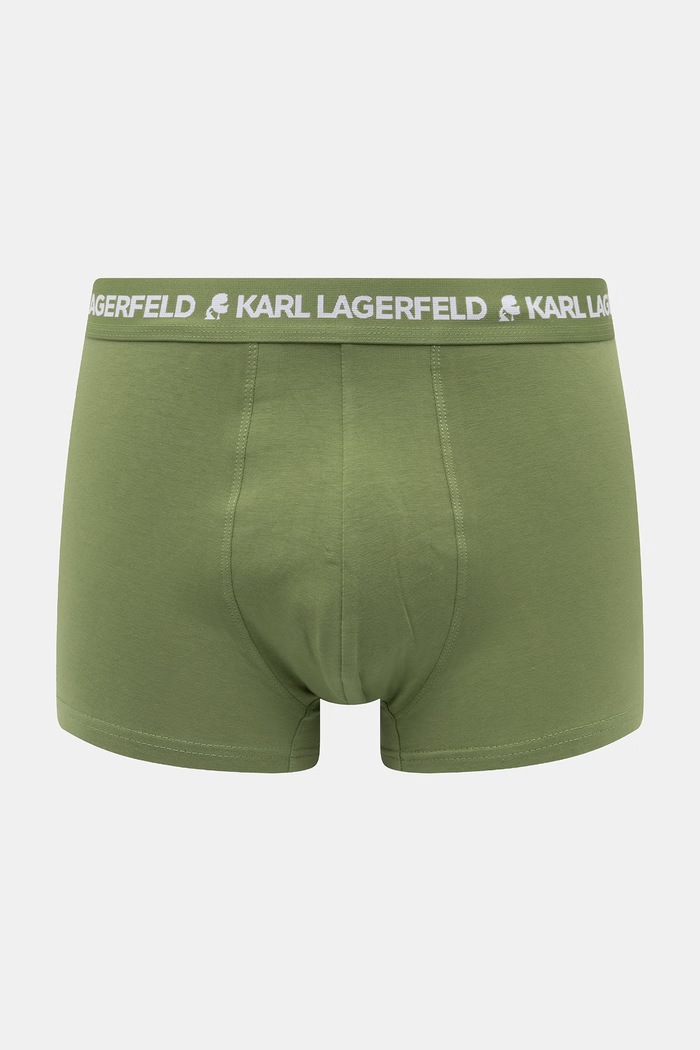 Karl Lagerfeld boxeri pentru bărbați, din bumbac cu elastan pachet de 3 albastru A1M47017