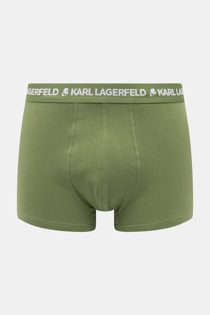 Karl Lagerfeld boxeri pentru bărbați, din bumbac cu elastan pachet de 3 albastru A1M47017