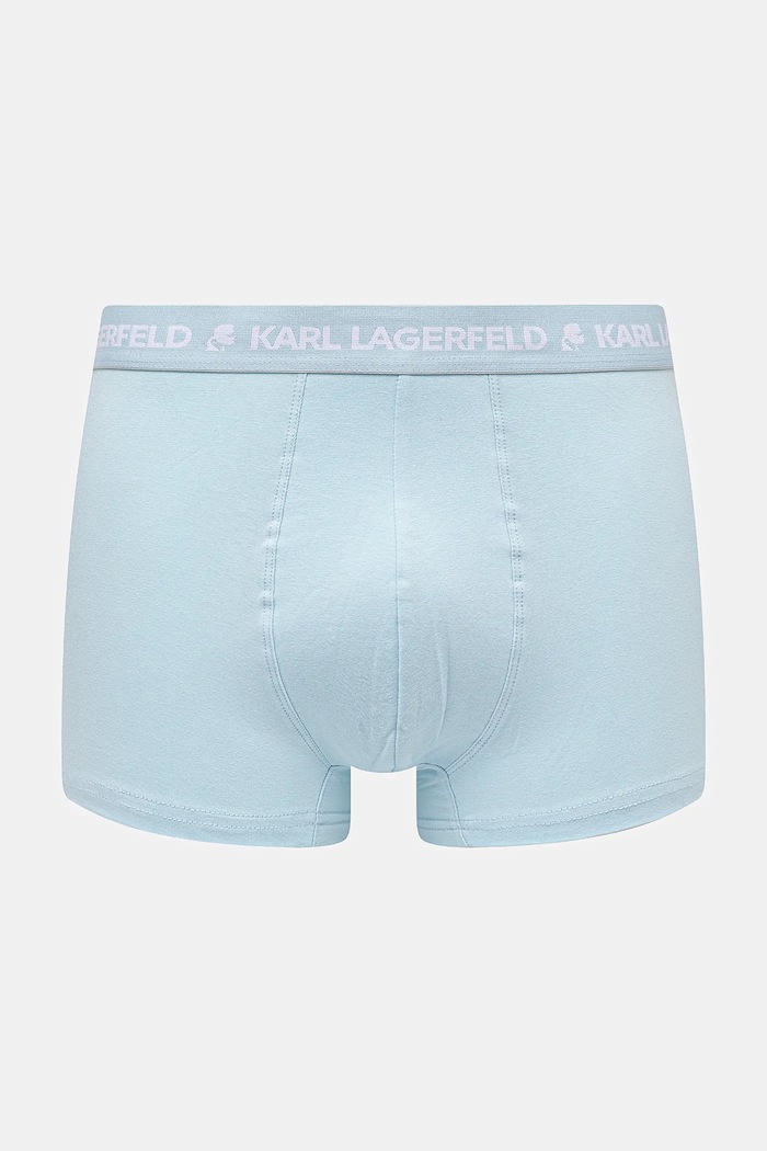 Oblečenie Karl Lagerfeld boxerky pánske bavlnené s elastanom 3-pak A1M47017 tmavomodrá