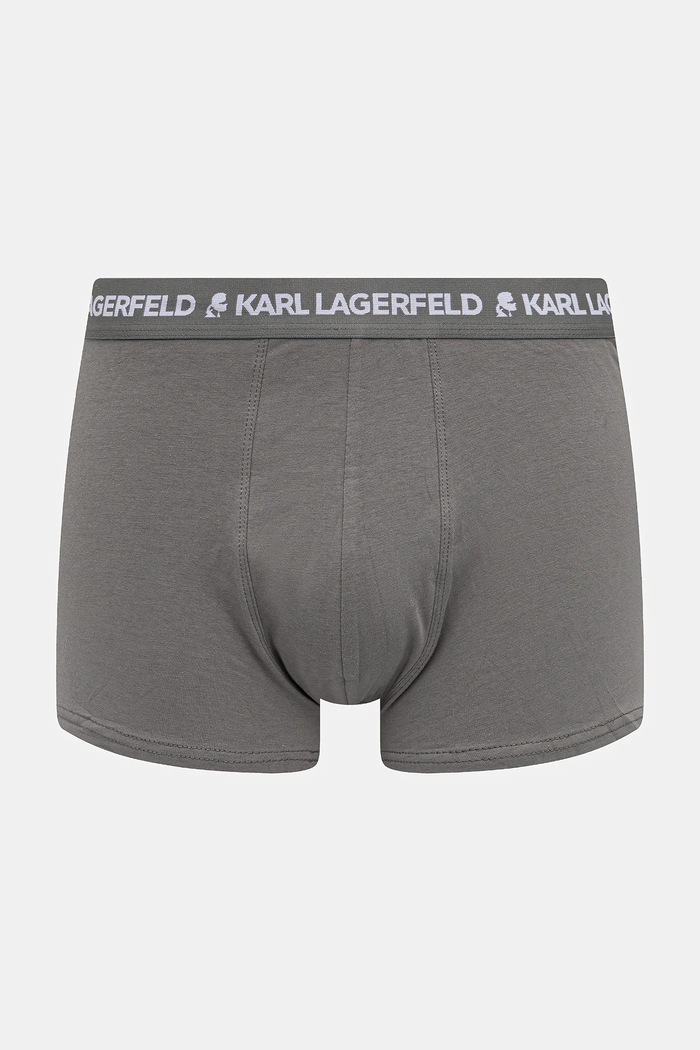 Oblečenie Karl Lagerfeld boxerky pánske bavlnené s elastanom 3-pak A1M47017 hnedá