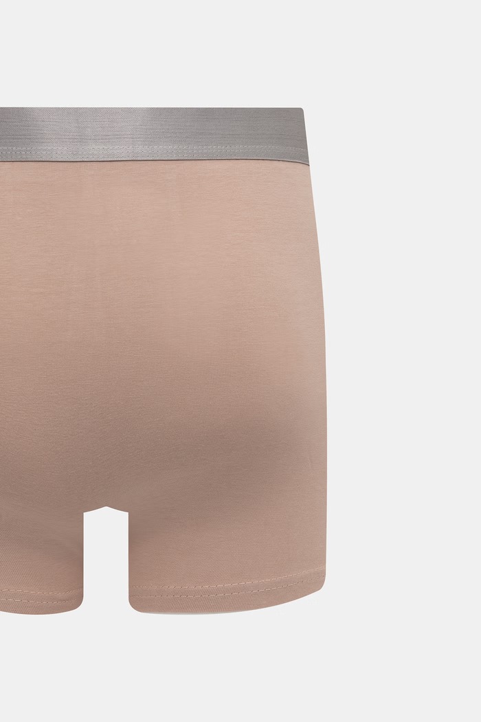 Karl Lagerfeld priliehavé boxerky pánske bavlnené s elastanom 3-pak A1M47020 béžová