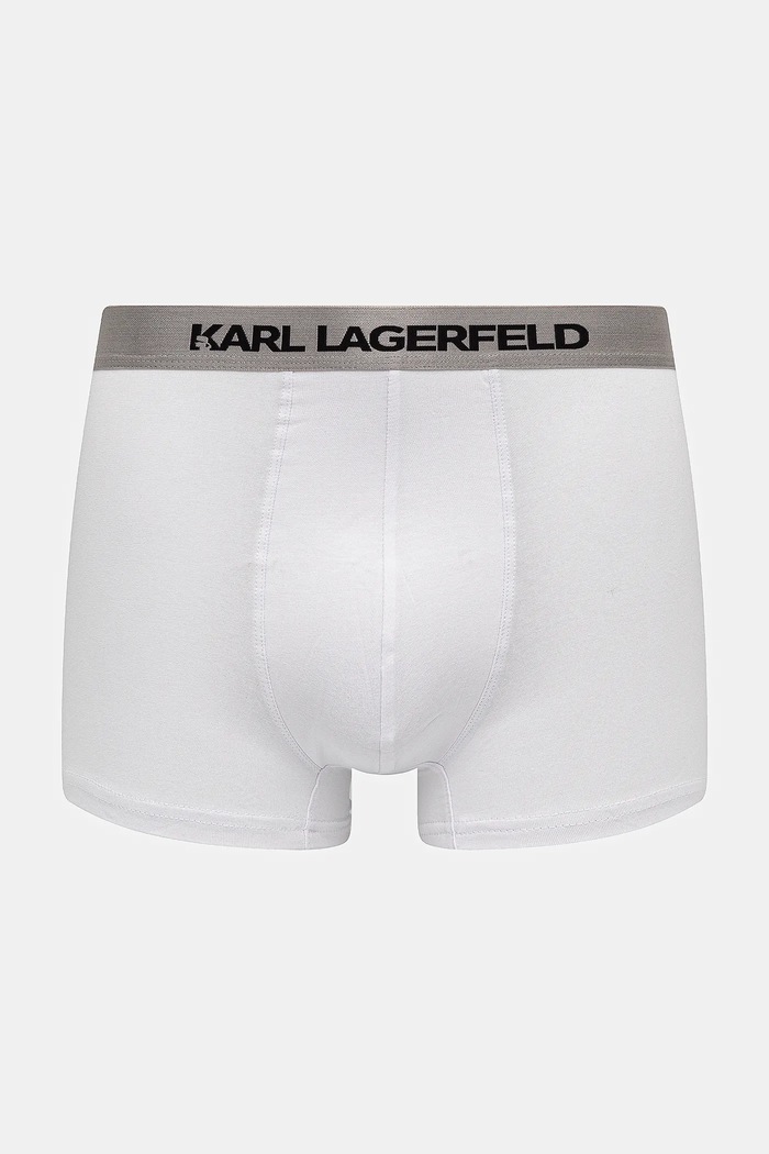 Oblečenie Karl Lagerfeld priliehavé boxerky pánske bavlnené s elastanom 3-pak A1M47020 modrá