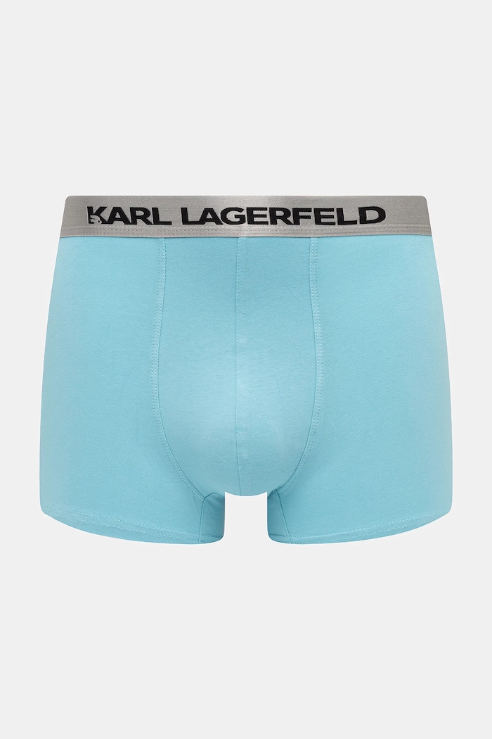 Karl Lagerfeld testhezálló boxeralső férfi pamut elasztánnal 3-as csomag A1M47020 fekete