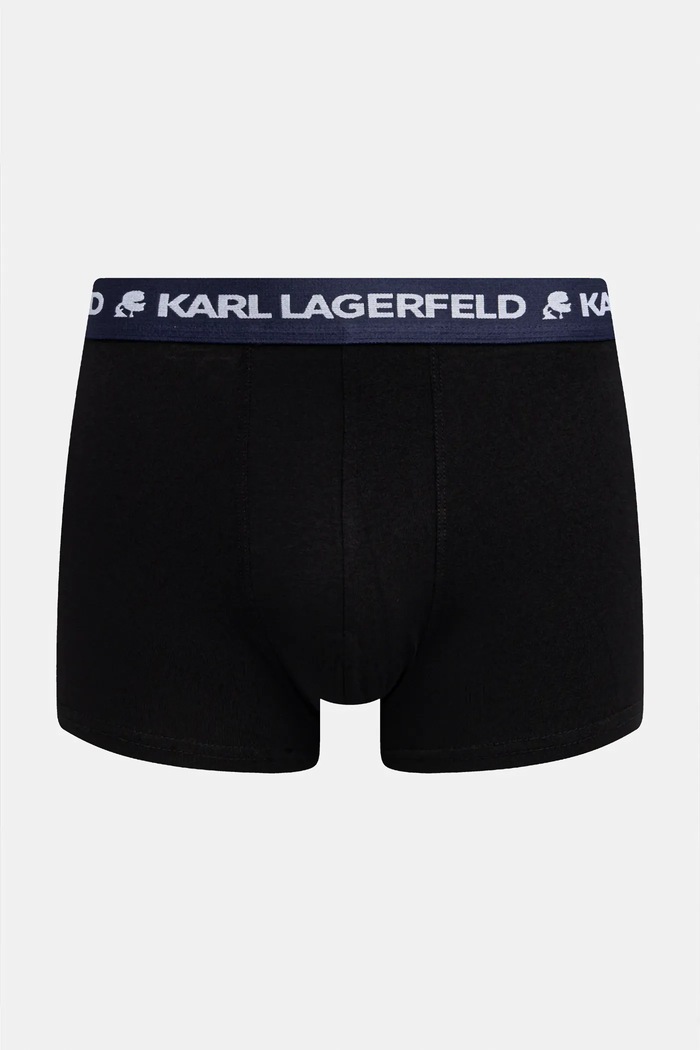 Ρούχα Karl Lagerfeld μποξεράκια βαμβακερά με ελαστάν 3-pack A1M47021 μπλε