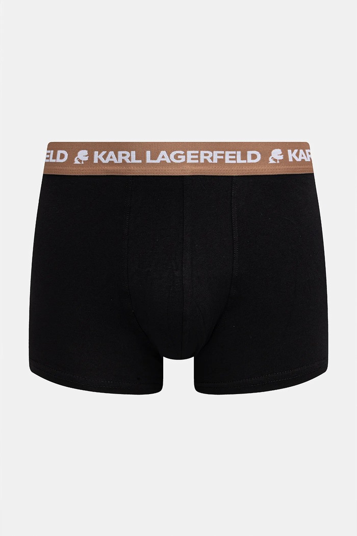 Karl Lagerfeld μποξεράκια βαμβακερά με ελαστάν 3-pack μπλε A1M47021