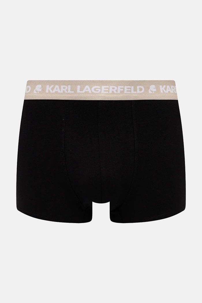 Karl Lagerfeld μποξεράκι ανδρικό βαμβακερό με ελαστάν 3-pack A1M47021 μαύρο SS26