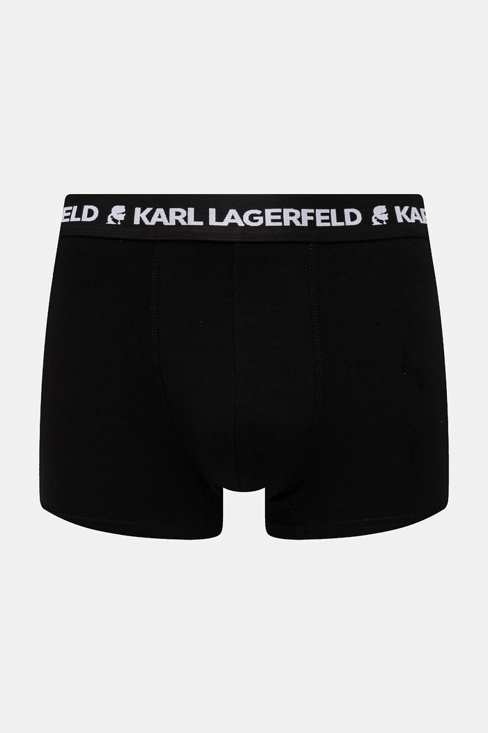 Ρούχα Karl Lagerfeld μποξεράκι ανδρικό βαμβακερό με ελαστάν 3-pack A1M47021 μαύρο