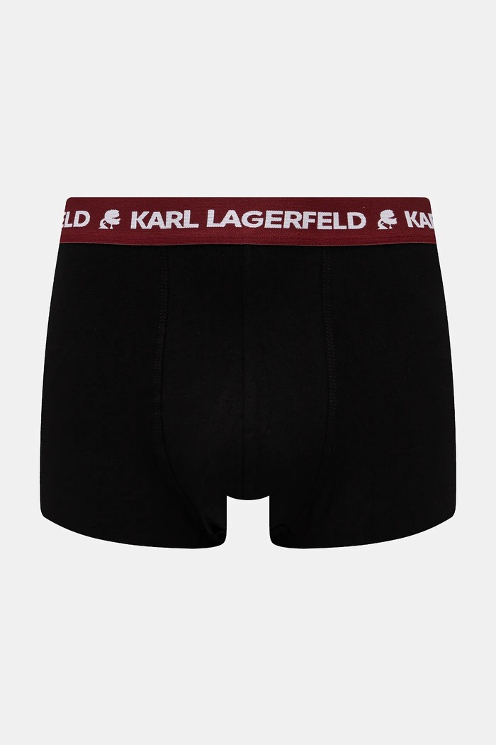 Karl Lagerfeld μποξεράκι ανδρικό βαμβακερό με ελαστάν 3-pack μαύρο A1M47021