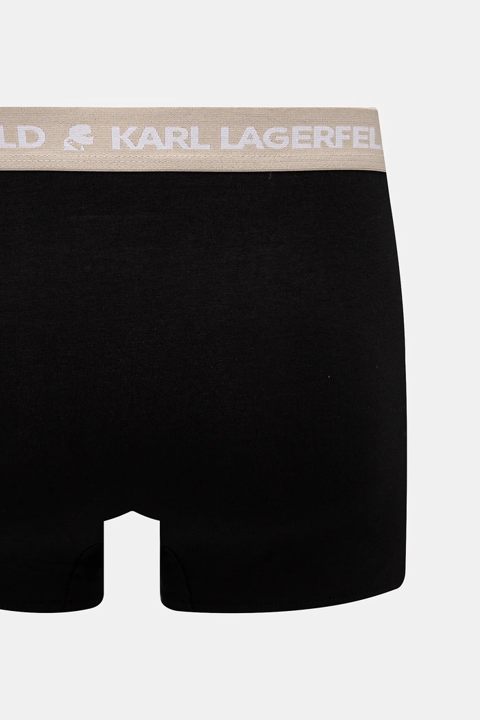 Karl Lagerfeld μποξεράκι ανδρικό βαμβακερό με ελαστάν 3-pack A1M47021 μαύρο