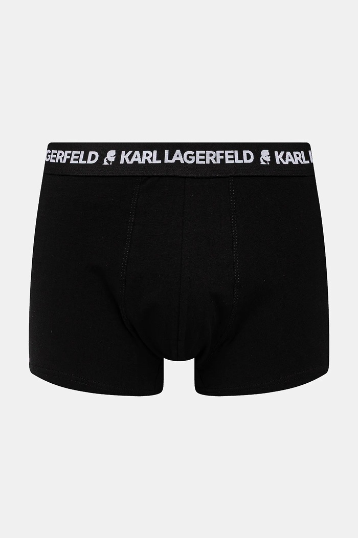 Odzież Karl Lagerfeld bokserki męskie bawełniane z elastanem 3-pack A1M47021 czarny