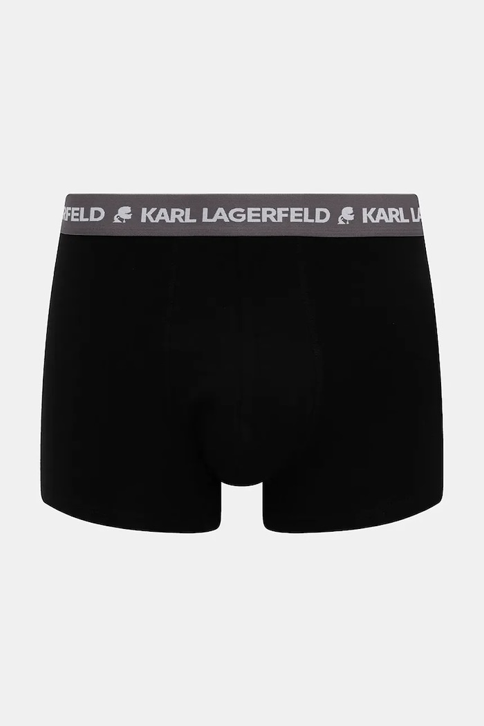 Karl Lagerfeld boxeri bărbați din bumbac cu elastan pachet de 3 negru A1M47021