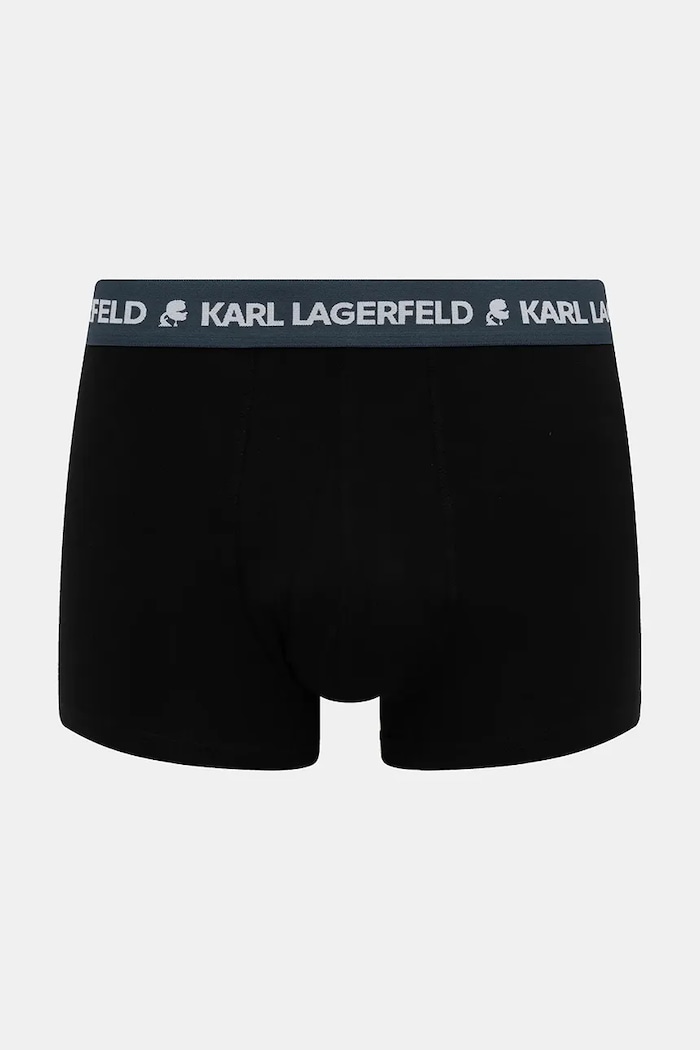 Karl Lagerfeld boxeri bărbați din bumbac cu elastan pachet de 3 A1M47021 negru