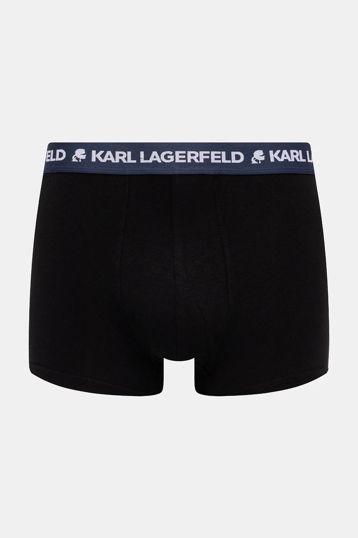 Karl Lagerfeld Μποξεράκι ανδρικό βαμβακερό με ελαστάν 3-pack A1M47021 μαύρο SS26