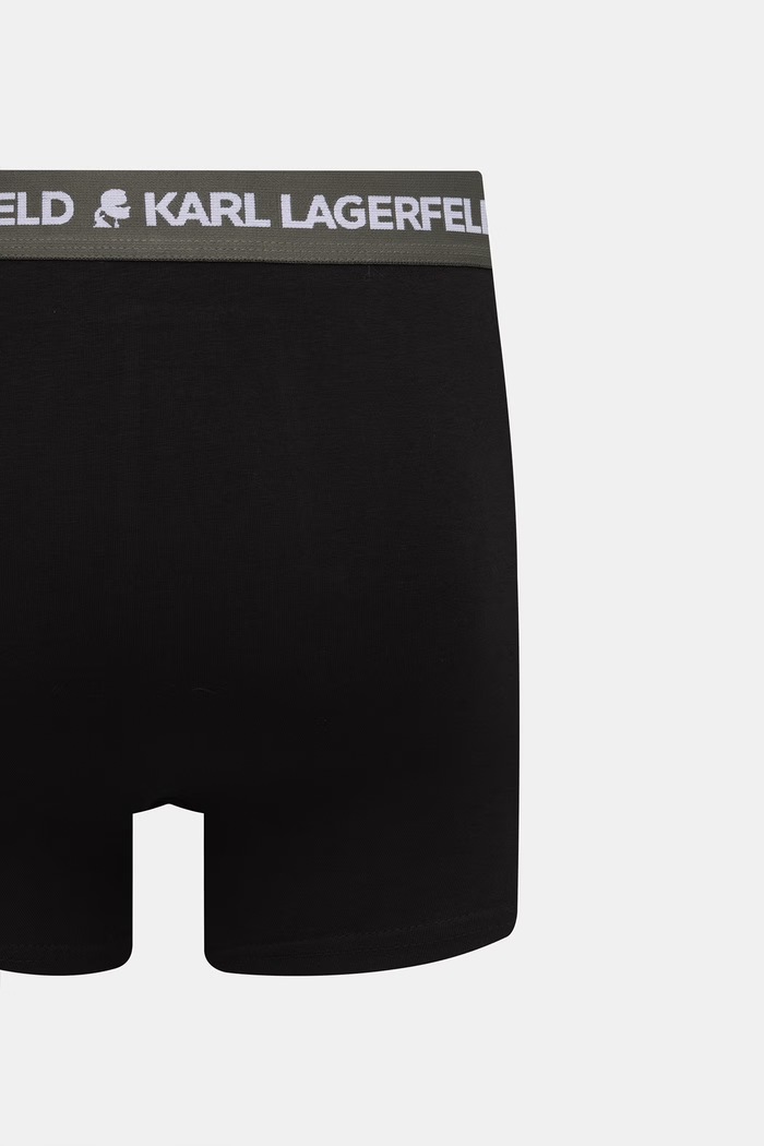Karl Lagerfeld boksarice moške bombažne z elastanom paket 3 kosov A1M47021