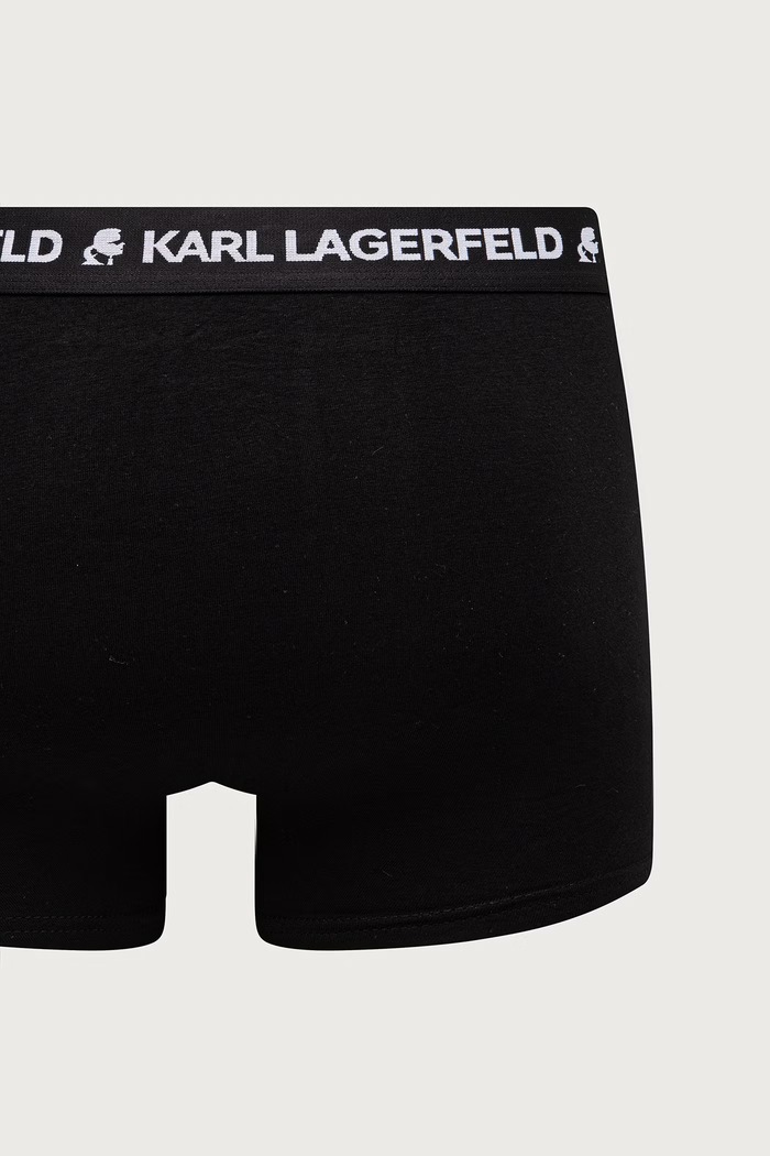 Karl Lagerfeld Boksarice moške bombažne z elastanom paket 3 kosov A1M47021