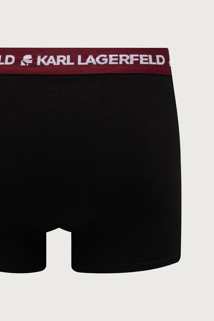 Karl Lagerfeld Boksarice moške bombažne z elastanom paket 3 kosov A1M47021