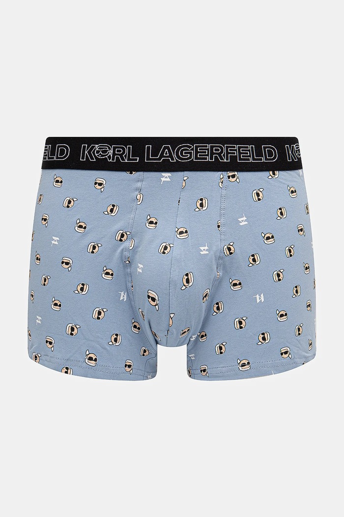 Karl Lagerfeld boxeri 3-pack albastru A1M47042