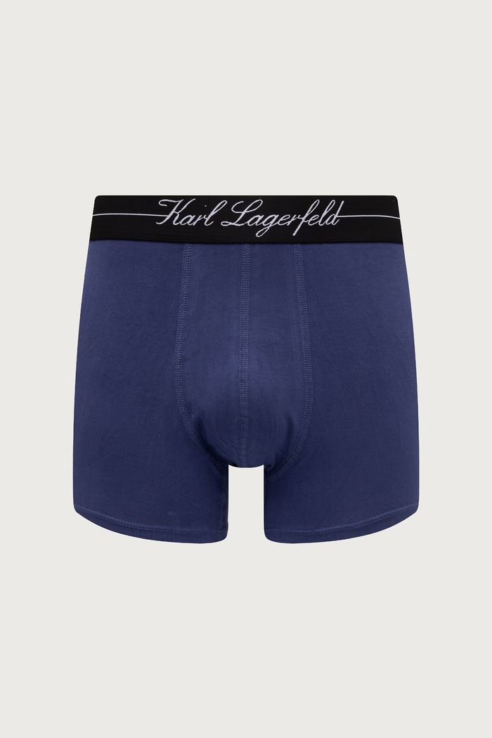 Karl Lagerfeld Боксерки мъжки с лиосел 3 броя A1M47089 черен AA00