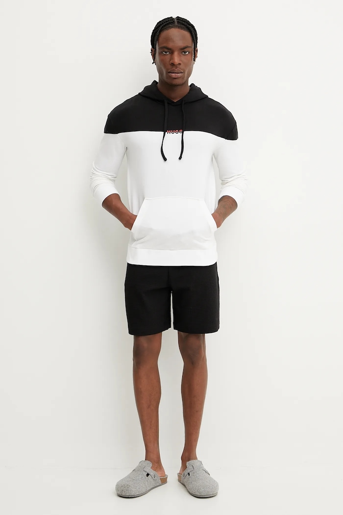 HUGO bluza 50532301 czarny SS25
