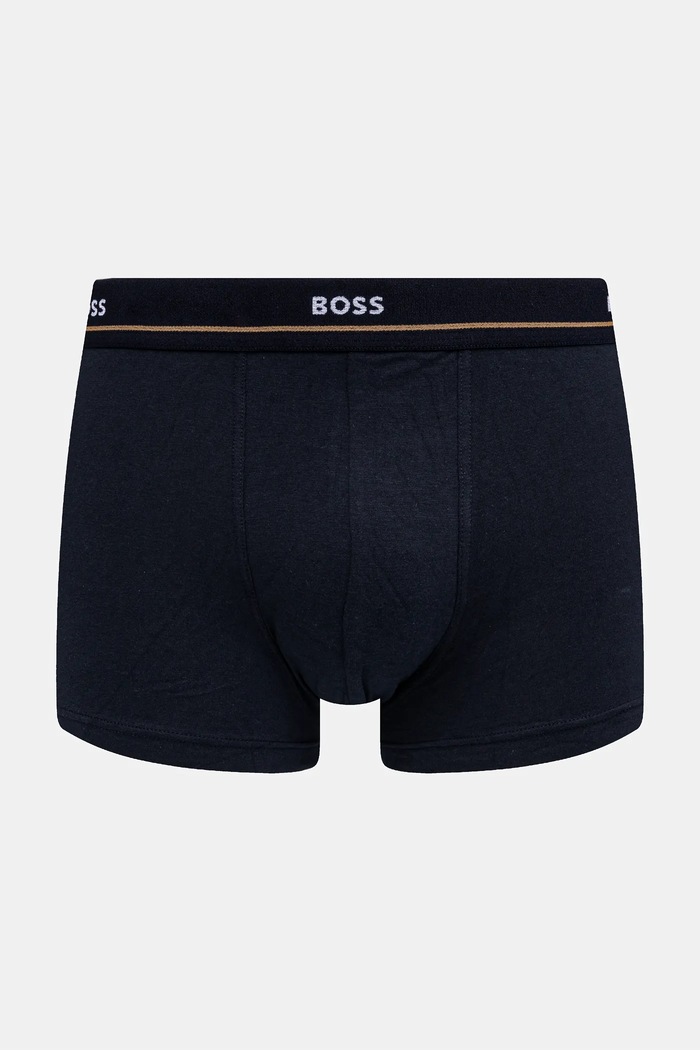BOSS μποξεράκι ανδρικό βαμβακερό με ελαστάν Trunk 5P Essential 5-pack 50531660 μπλε SS26