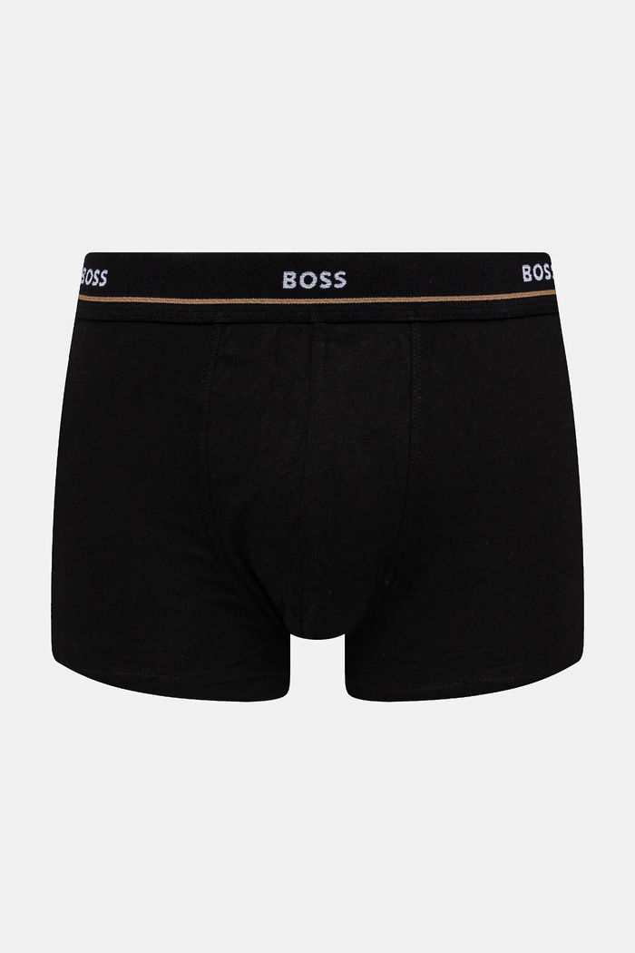BOSS μποξεράκι ανδρικό βαμβακερό με ελαστάν Trunk 5P Essential 5-pack μπλε 50531660