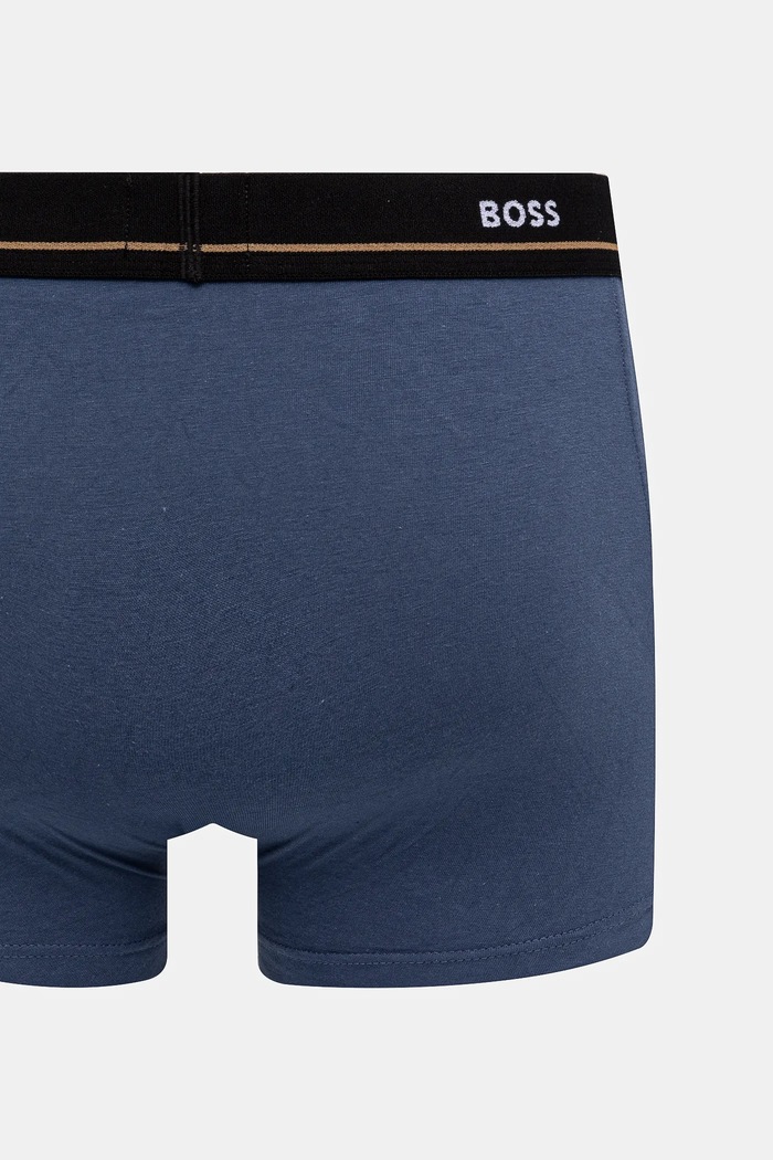 BOSS μποξεράκι ανδρικό βαμβακερό με ελαστάν Trunk 5P Essential 5-pack 50531660