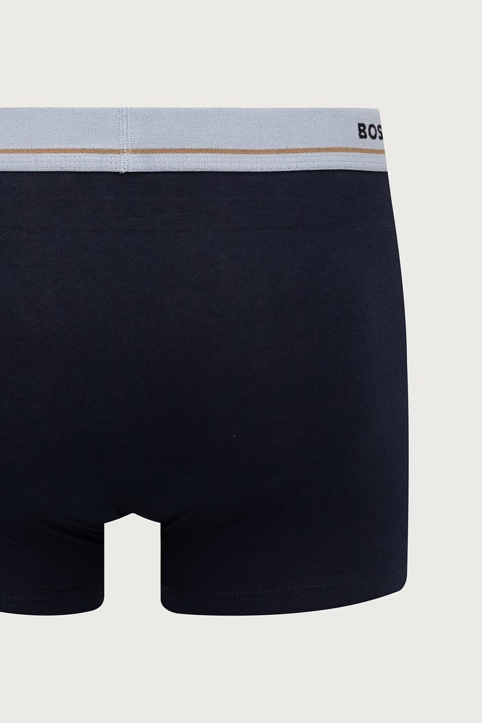 BOSS Bokserki męskie bawełniane z elastanem Trunk 5P Essential 5-pack 50531660
