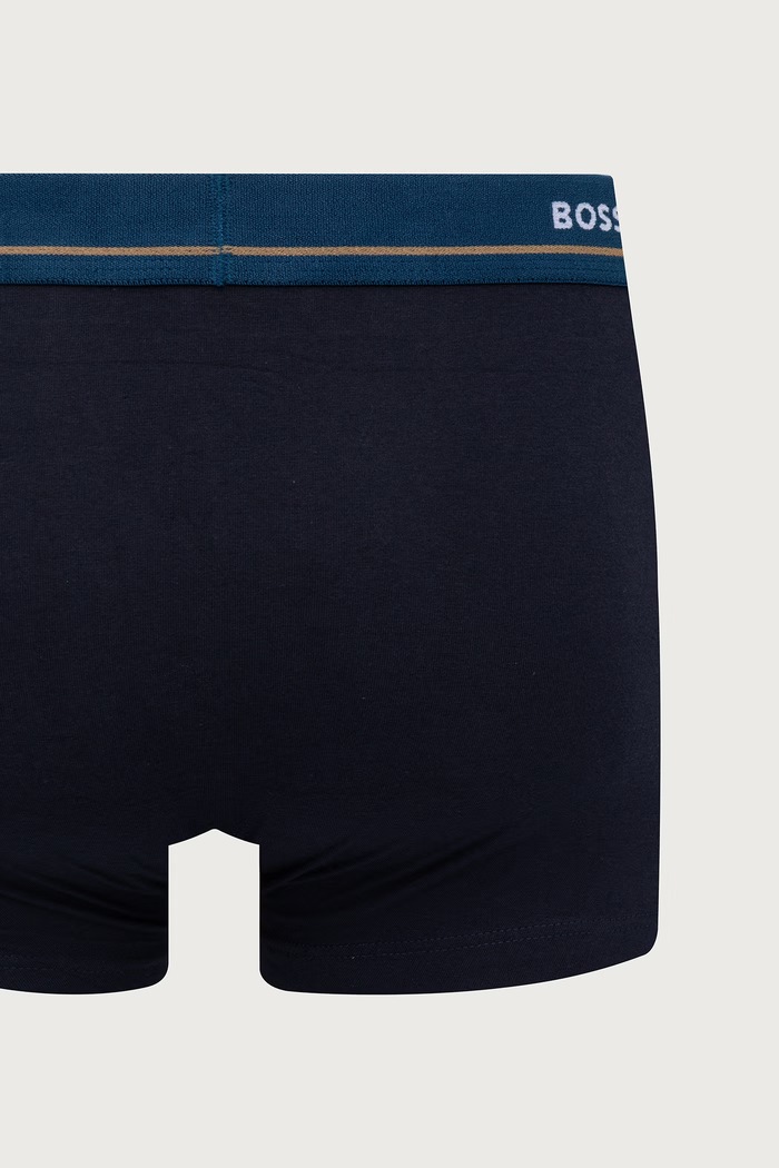 BOSS Bokserki męskie bawełniane z elastanem Trunk 5P Essential 5-pack 50531660