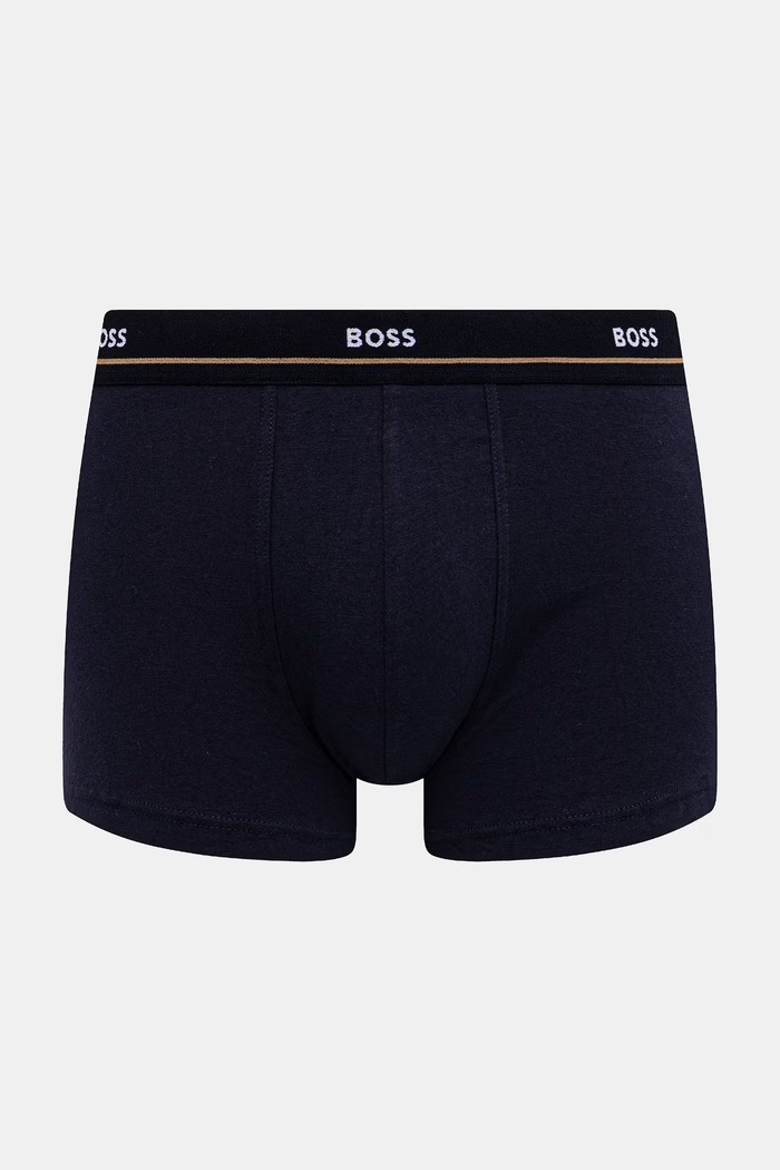 BOSS bokserki męskie bawełniane z elastanem Trunk 5P Essential 5-pack zielony 50531660