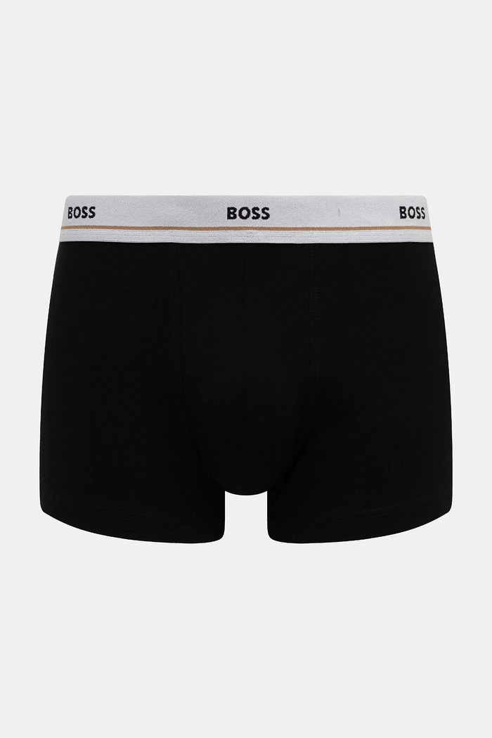 BOSS bokserice za muškarce od pamuka s elastanom Trunk 5P Essential 5-pack 50531660 crna SS26