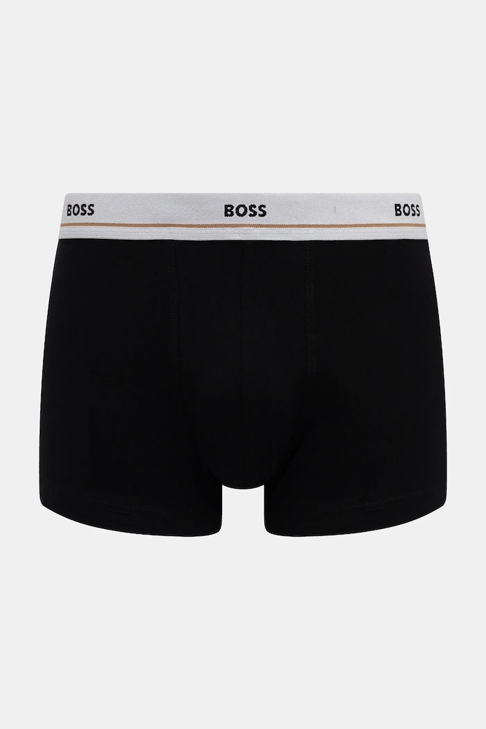 BOSS bokserice za muškarce od pamuka s elastanom Trunk 5P Essential 5-pack 50531660 crna SS26