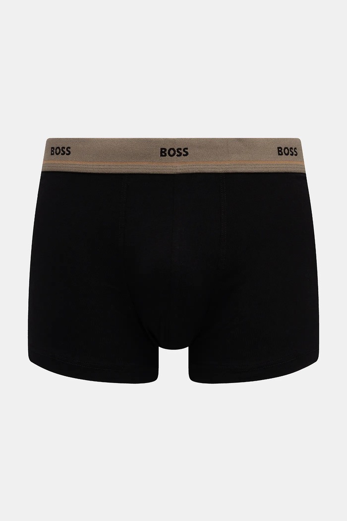 Odjeća BOSS bokserice za muškarce od pamuka s elastanom Trunk 5P Essential 5-pack 50531660 crna