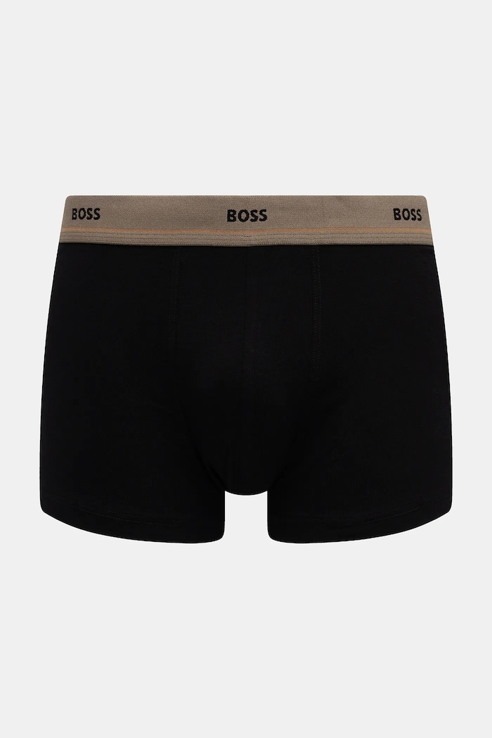 Odjeća BOSS bokserice za muškarce od pamuka s elastanom Trunk 5P Essential 5-pack 50531660 crna