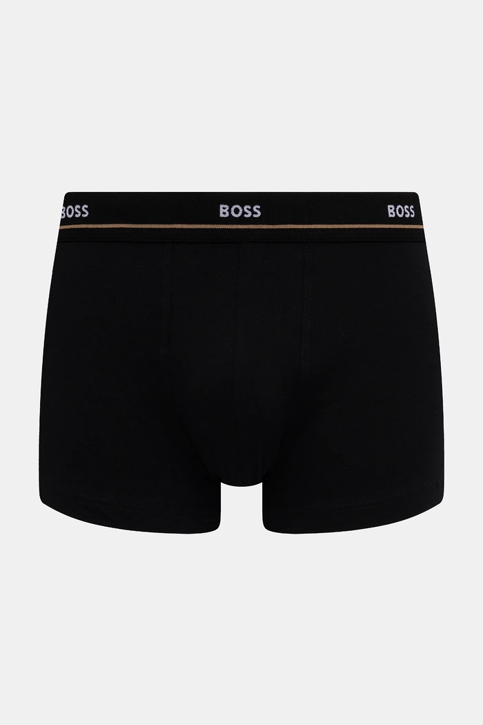 BOSS bokserice za muškarce od pamuka s elastanom Trunk 5P Essential 5-pack 50531660 crna