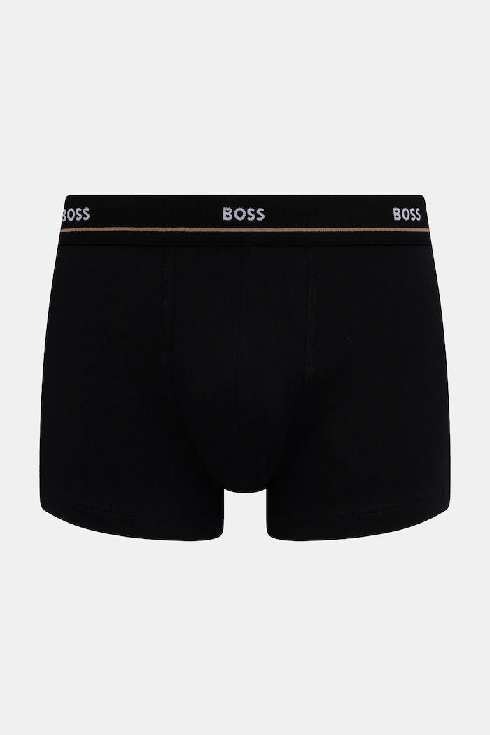 BOSS bokserice za muškarce od pamuka s elastanom Trunk 5P Essential 5-pack 50531660 crna