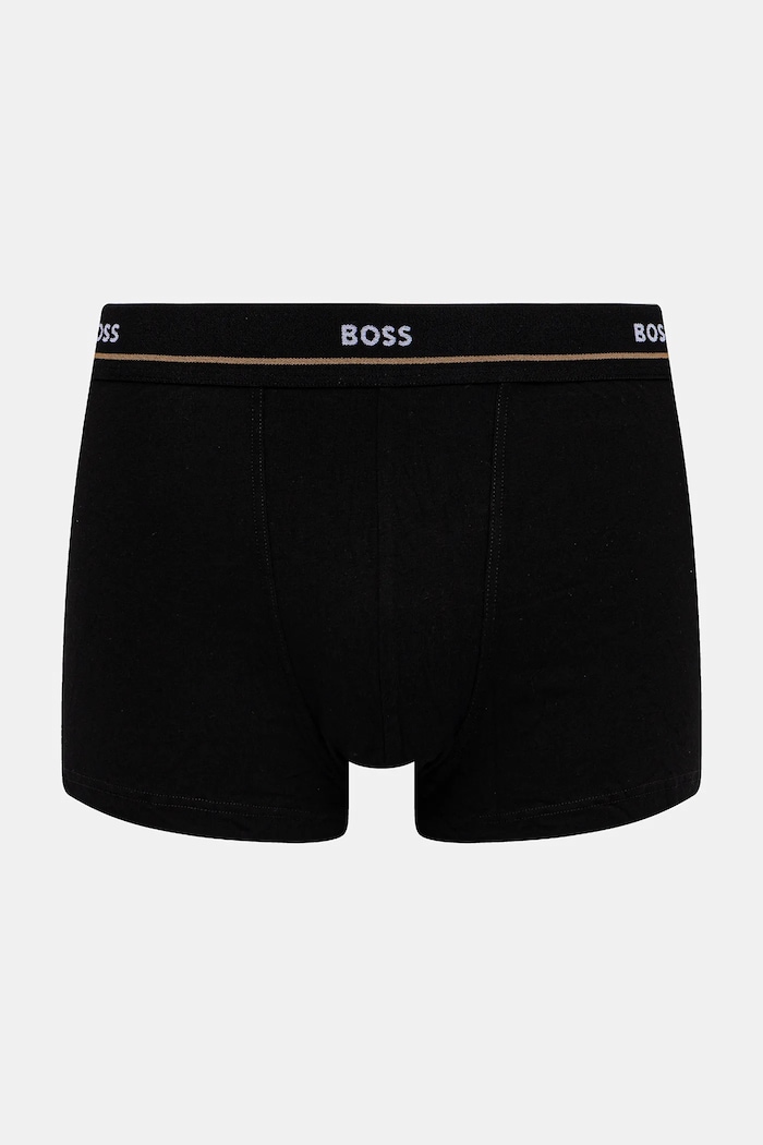Îmbrăcăminte BOSS boxeri bărbați din bumbac cu elastan Trunk 5P Essential pachet de 5 50531660 negru