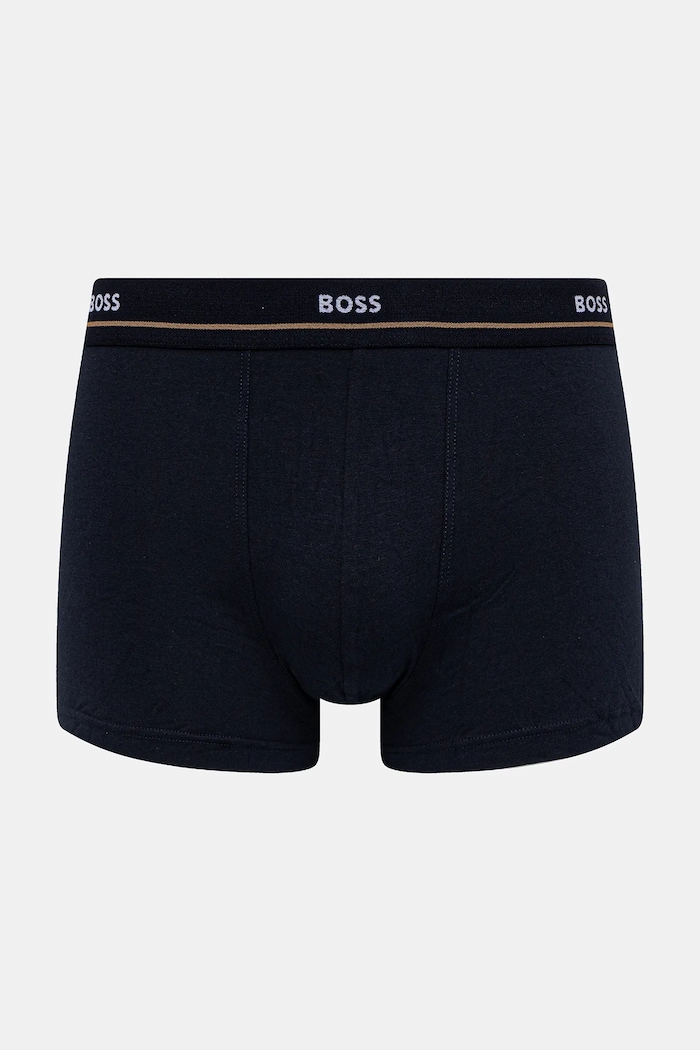 BOSS boxeri bărbați din bumbac cu elastan Trunk 5P Essential pachet de 5 negru 50531660