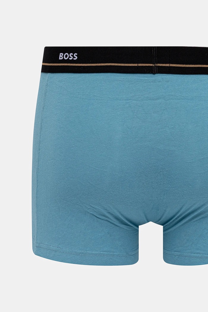 BOSS boxeri bărbați din bumbac cu elastan Trunk 5P Essential pachet de 5 50531660